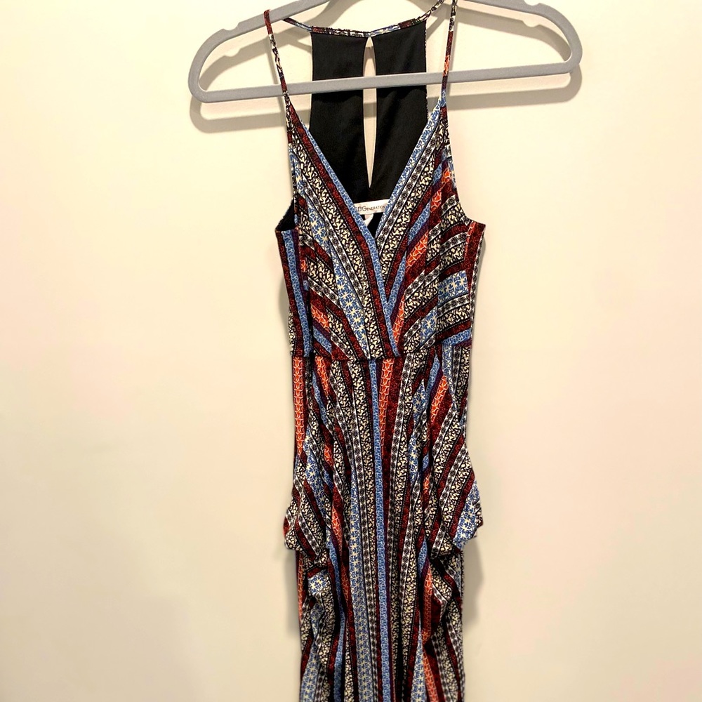 BCBG generation Wrap Spaghetti Dress